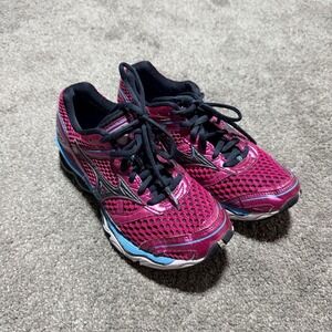Mizuno Wave Creation 13 Womens Running Shoes Pink Blue 8KN-20109 7